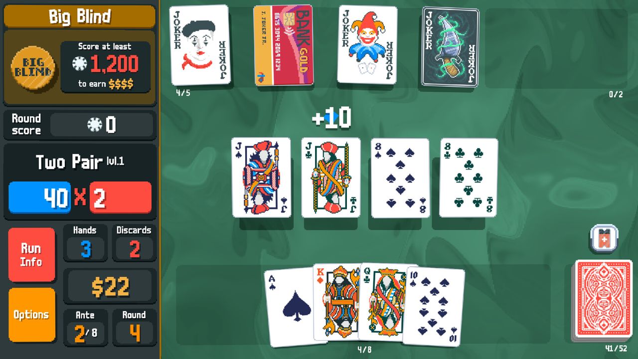 Official screenshot from Balatro