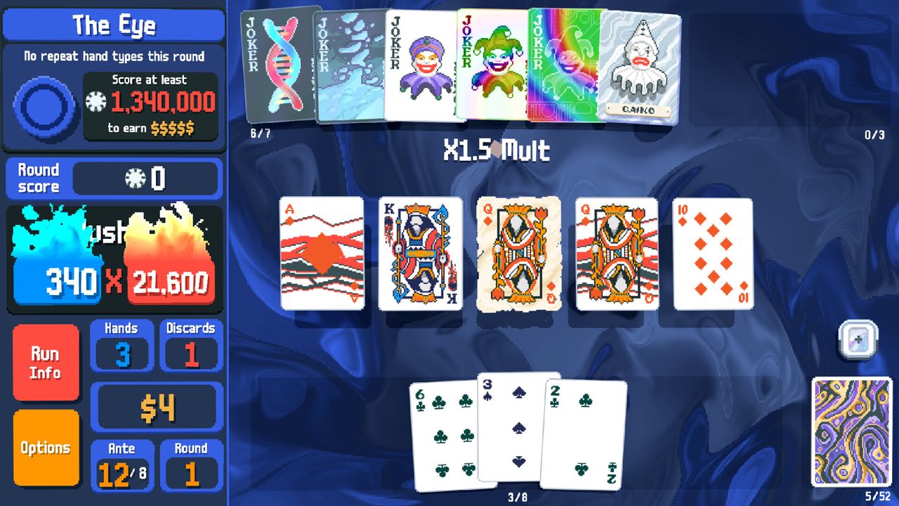 Official screenshot from Balatro