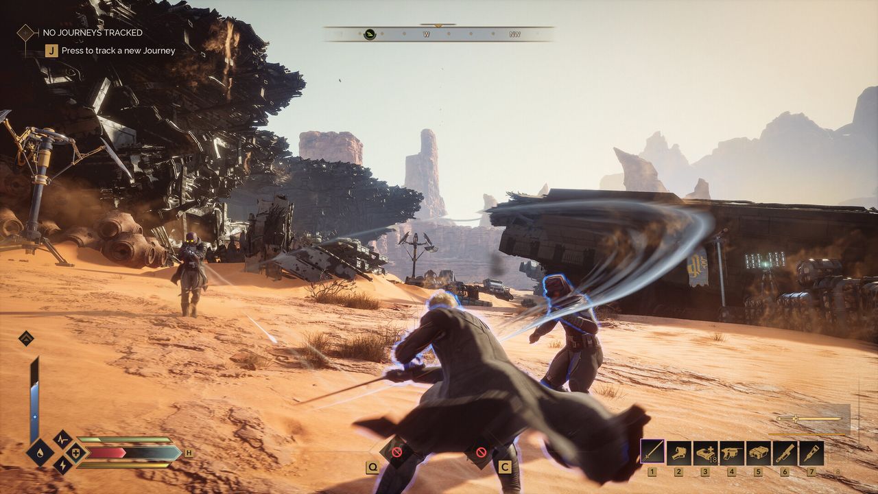 Official screenshot from Dune: Awakening