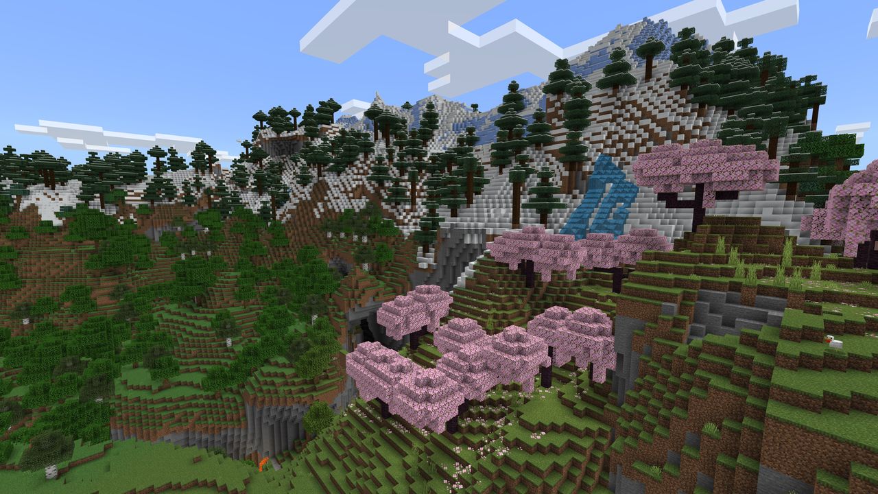 Official screenshot from Minecraft