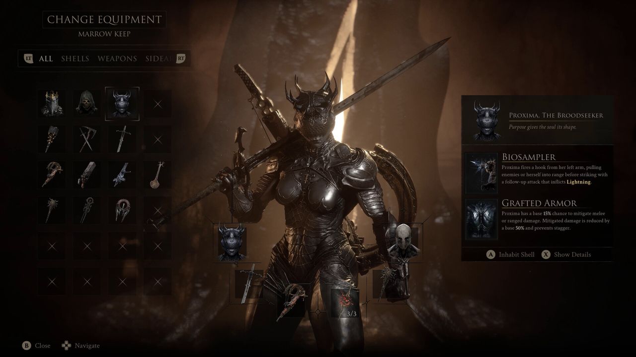 Official screenshot from Mortal Shell II