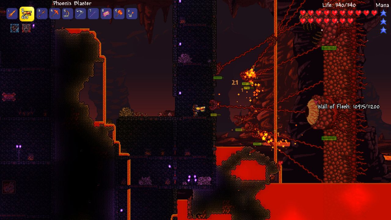 Official screenshot from Terraria